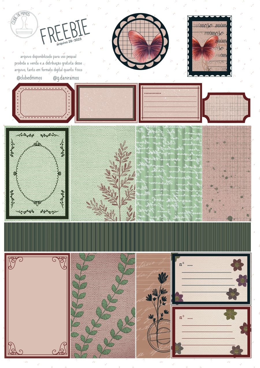 Scrapbooking Die Cuts Free Printable