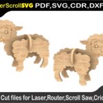 Scroll Saw Sheep Pattern Etsy