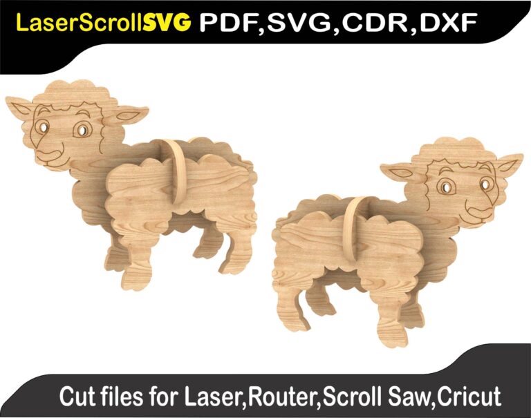Scroll Saw Sheep Pattern Etsy