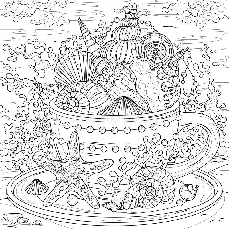free printable ocean coloring pages for adults