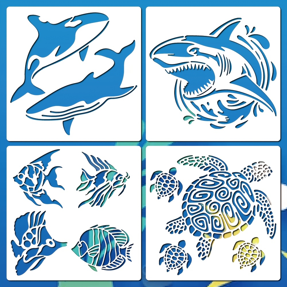 Sea Creature Stencils Sold On Temu United States