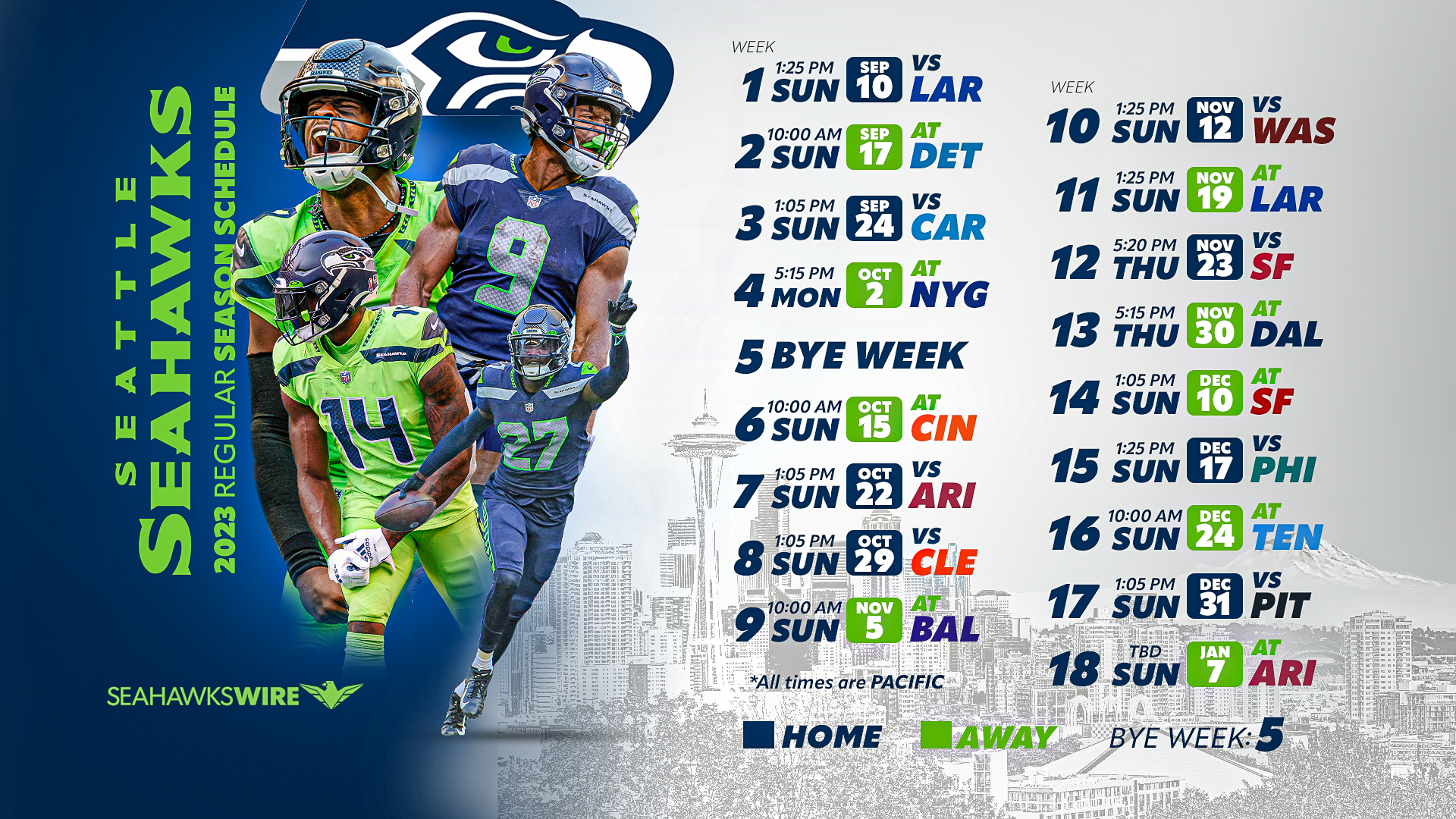 seattle seahawks schedule 2018 printable