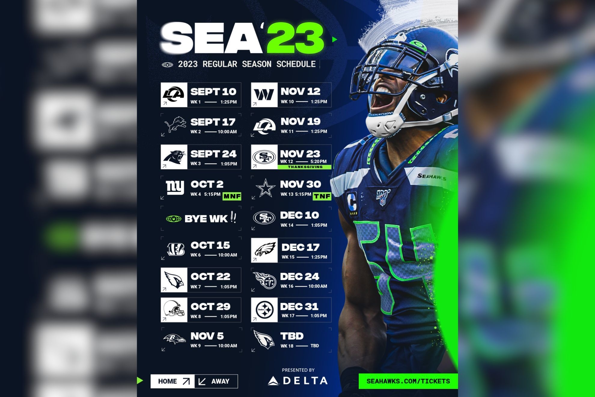 Seattle Seahawks Schedule For 2023 Nfl Season MARCA English