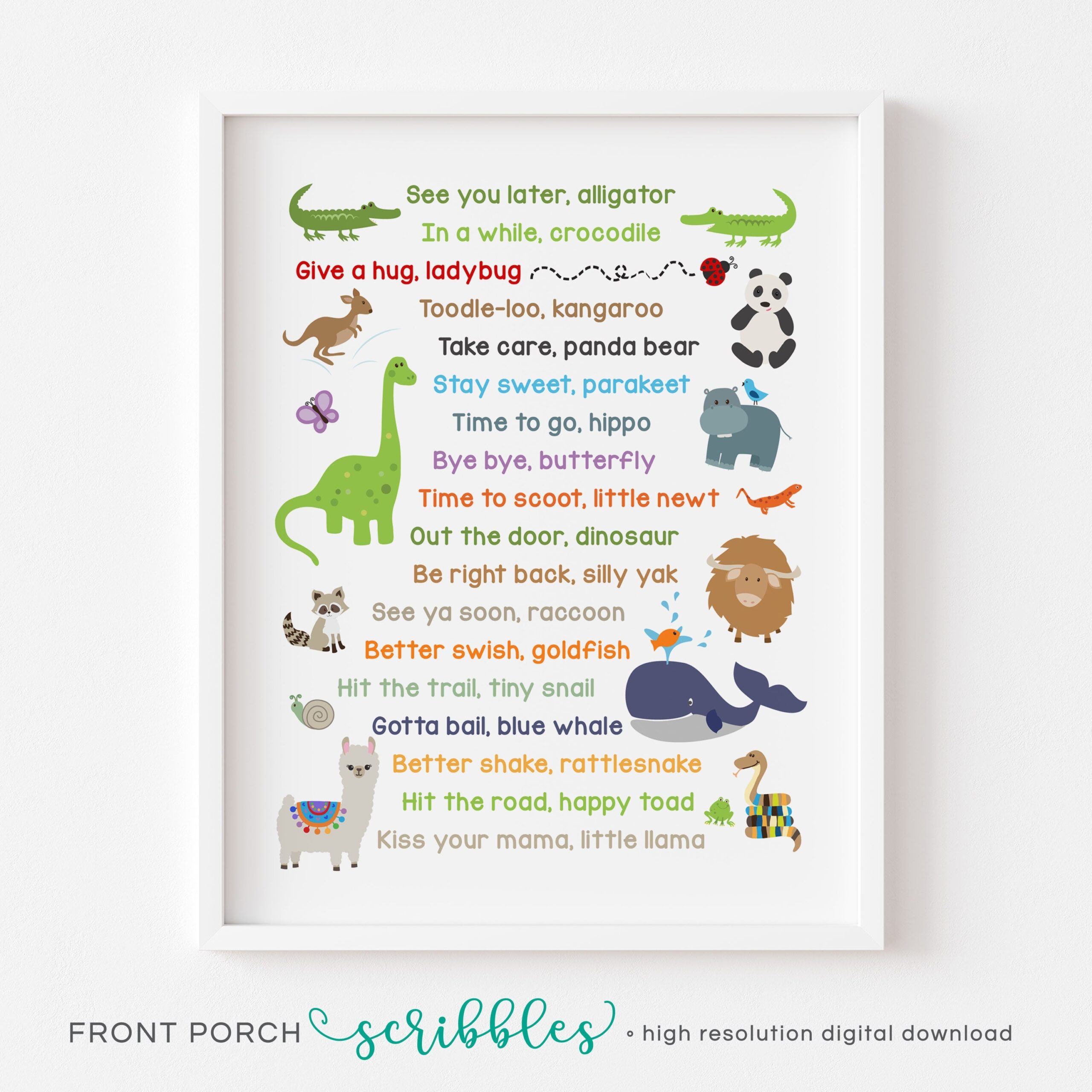 See You Later Alligator Print Goodbye Sign Later Alligator Classroom Art Teacher Gift Playroom Decor Class Poster Preschool Art Kids Etsy