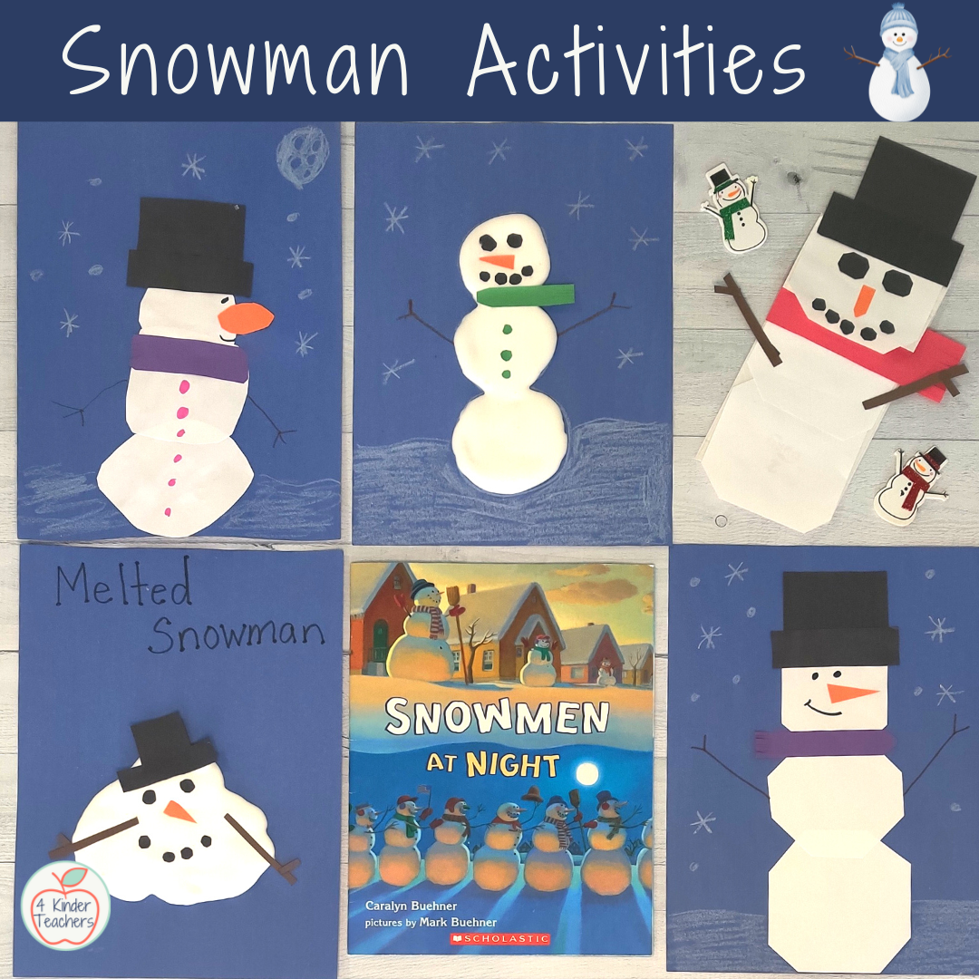 snowmen at night printables