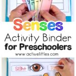 Senses Learning Activity Binder For Preschoolers And Kids Active Littles