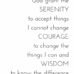 Serenity Prayer Printable Hungry Happy Home