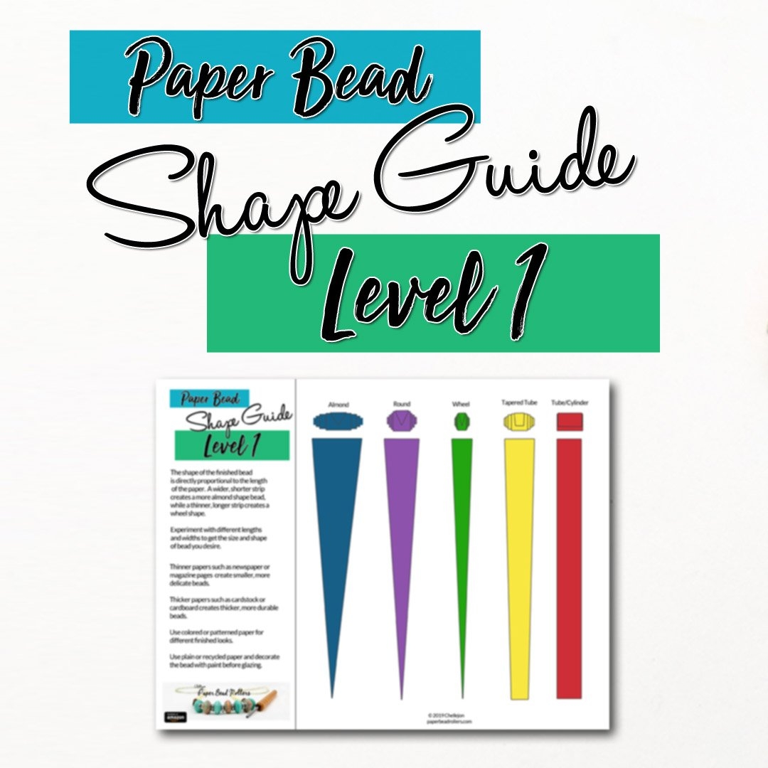 Set Of 29 Paper Bead Styles Printable Templates PNG SVG DXF Worksheets Library