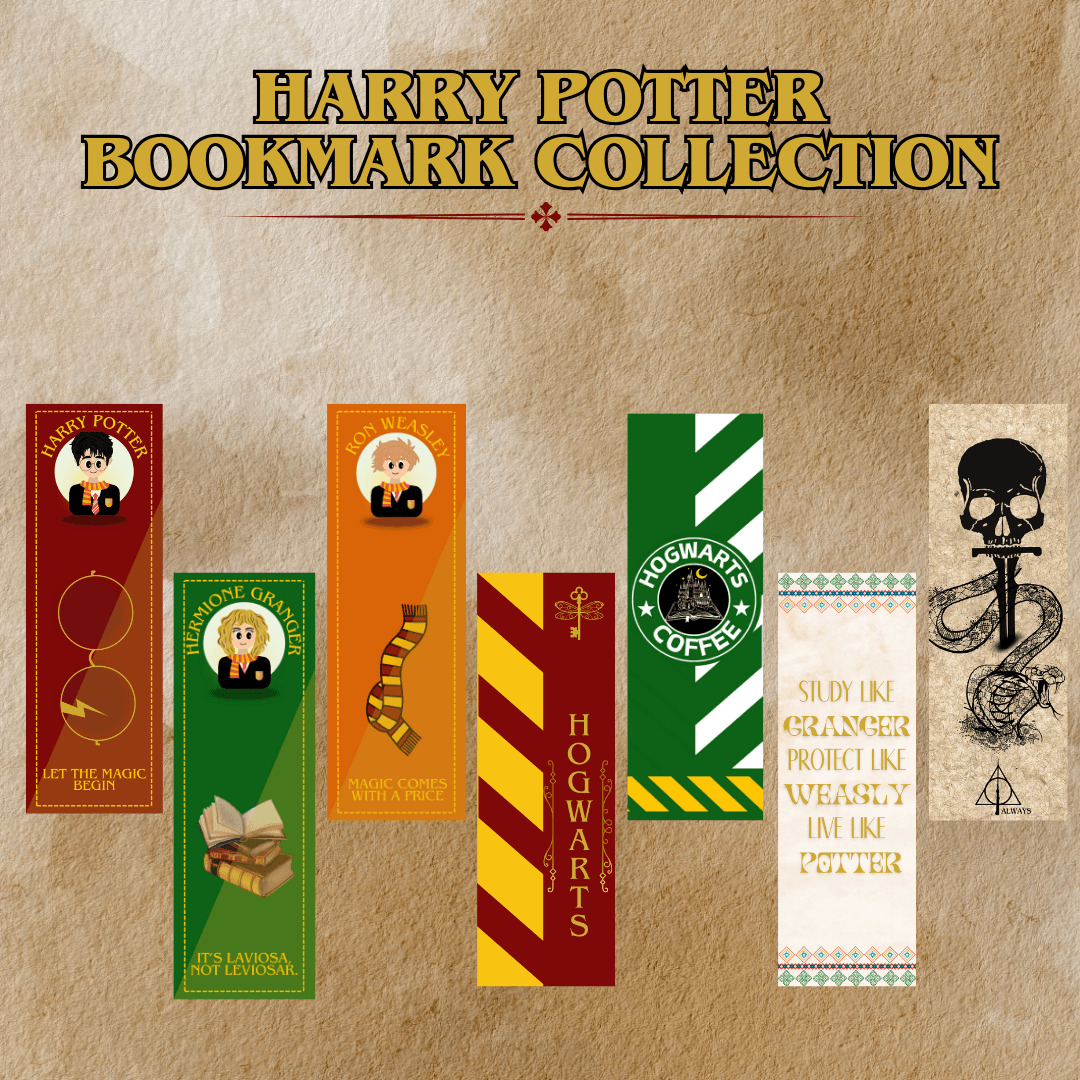 free printable harry potter bookmarks