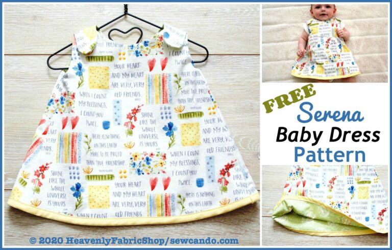 Sew Can Do Back To Sewing FREE Serena Baby Dress Pattern 