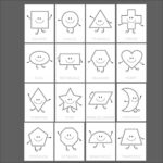 Shapes Printable Coloring Pages Worksheets For Kids Learning Shapes Homeschool Printable Presch