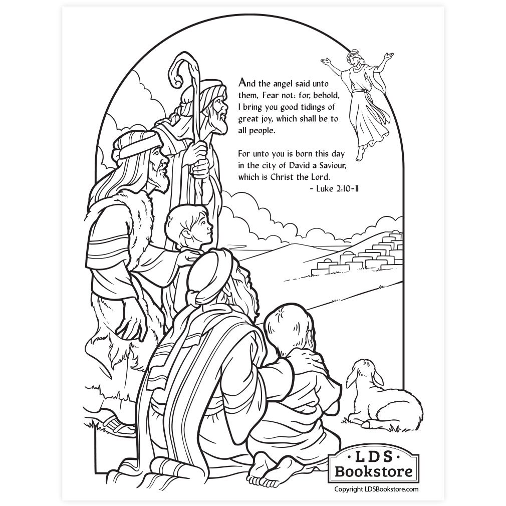 printable nativity coloring pages