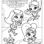 Shimmer And Shine Coloring Pages Free Printable PDFs WakeTheKids