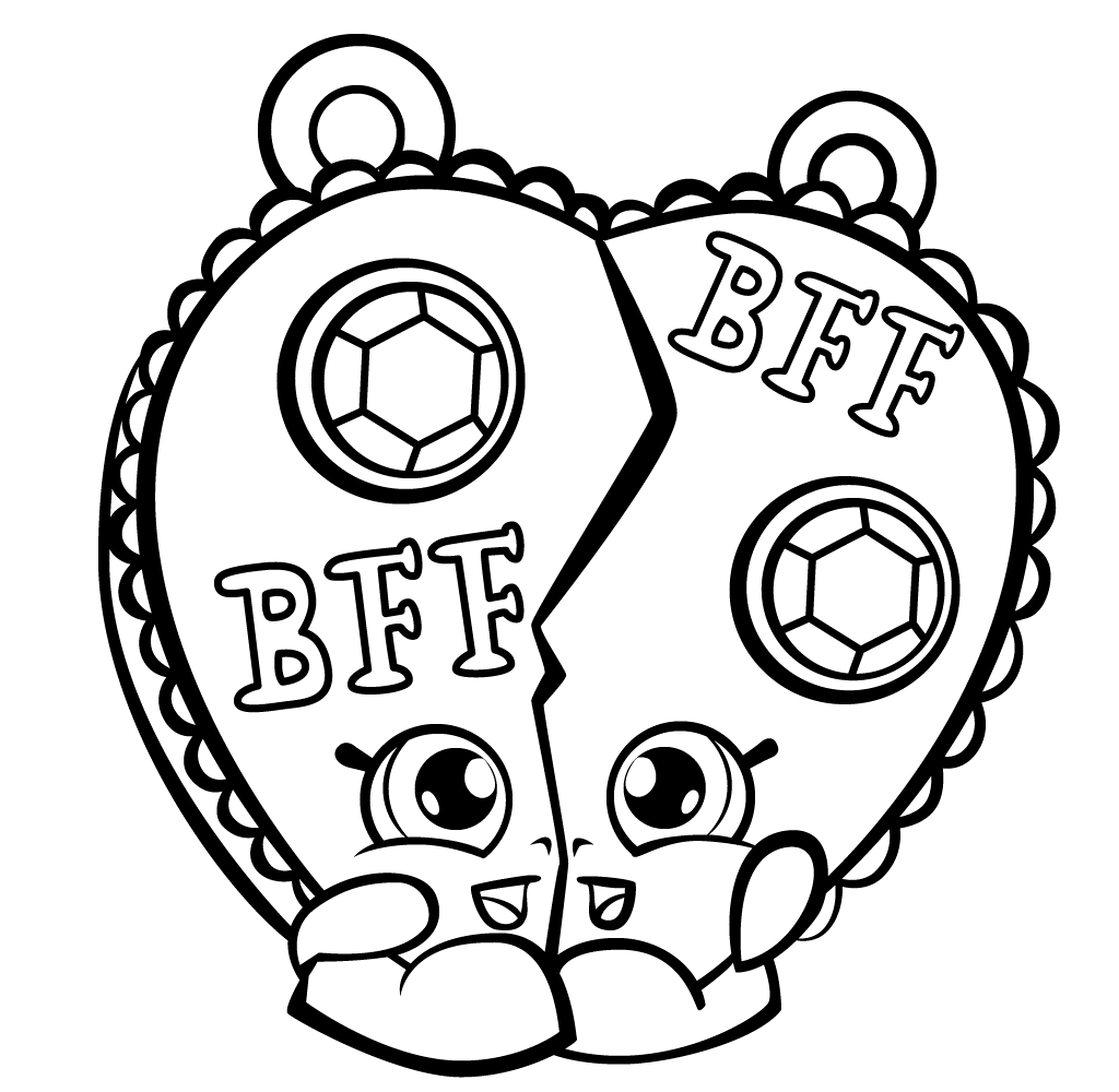 Shopkins Colouring Pages Printable