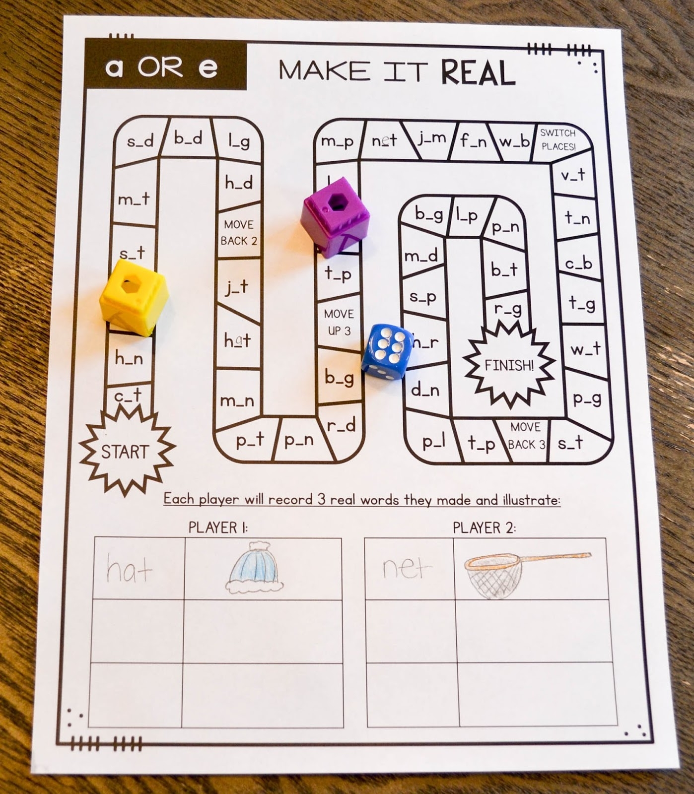 Short Vowel CVC Phonics Games Susan Jones Teaching