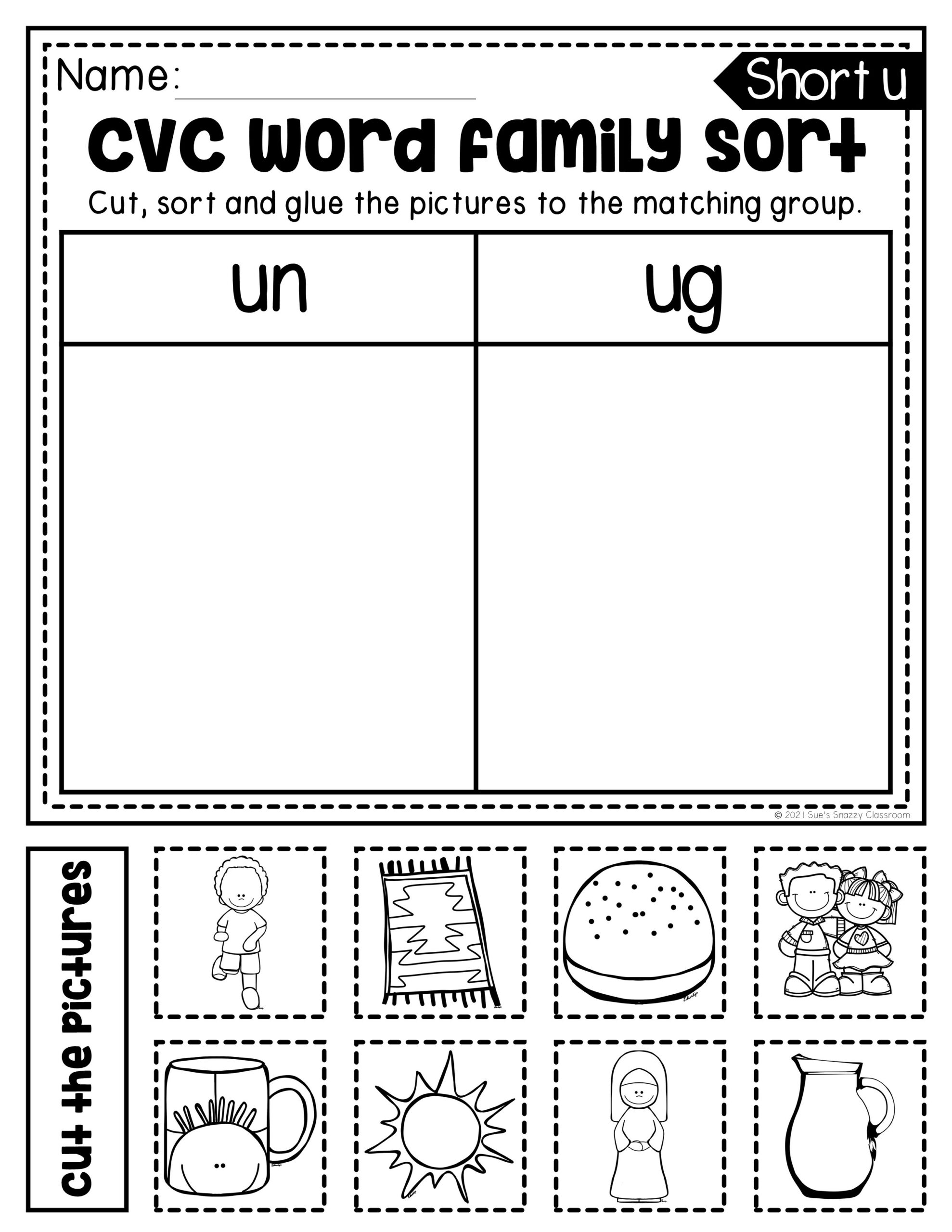 Short Vowel CVC Word Practice Worksheets U0026 Printable Activities Made By Teachers
