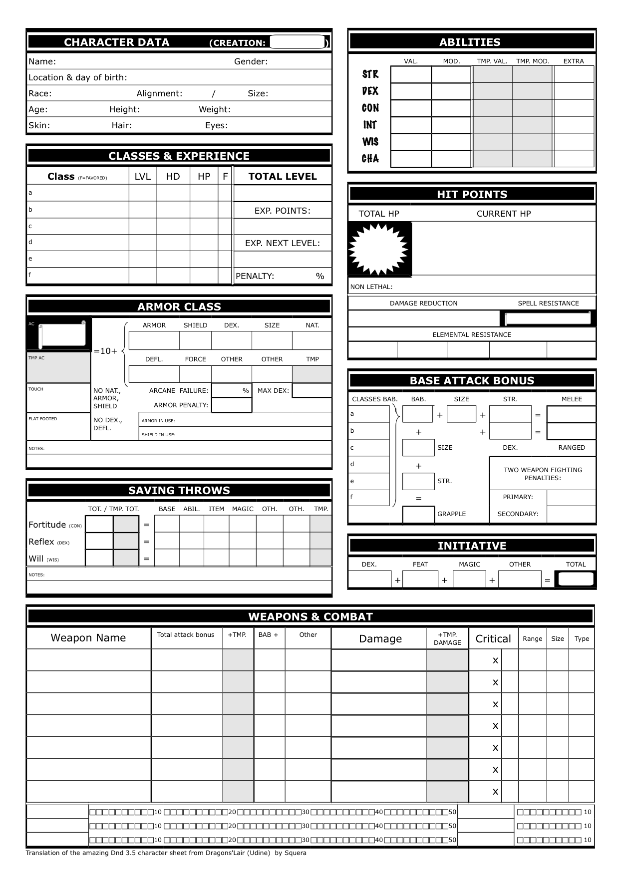 d d 3 5 character sheet printable