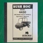 Side By Side Operators Maintenance Manual Fits Bush Hog 4430 
