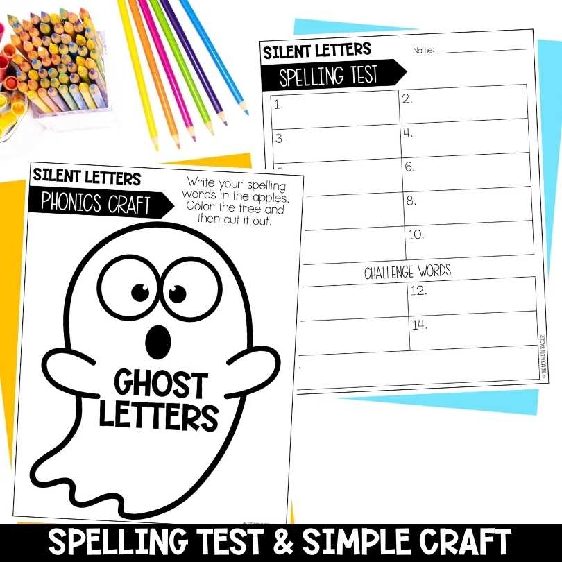 Silent Letters Worksheets Activities U0026 Games For 2nd Grade Phonics Or Spelling The Mountain Teacher