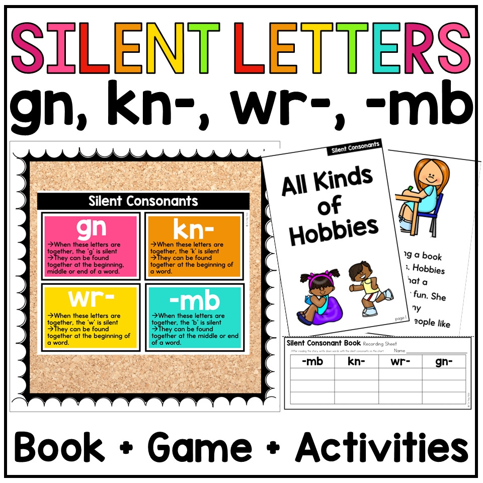 Silent Letters Worksheets Silent Consonants Games And Activities KN WR MB WR