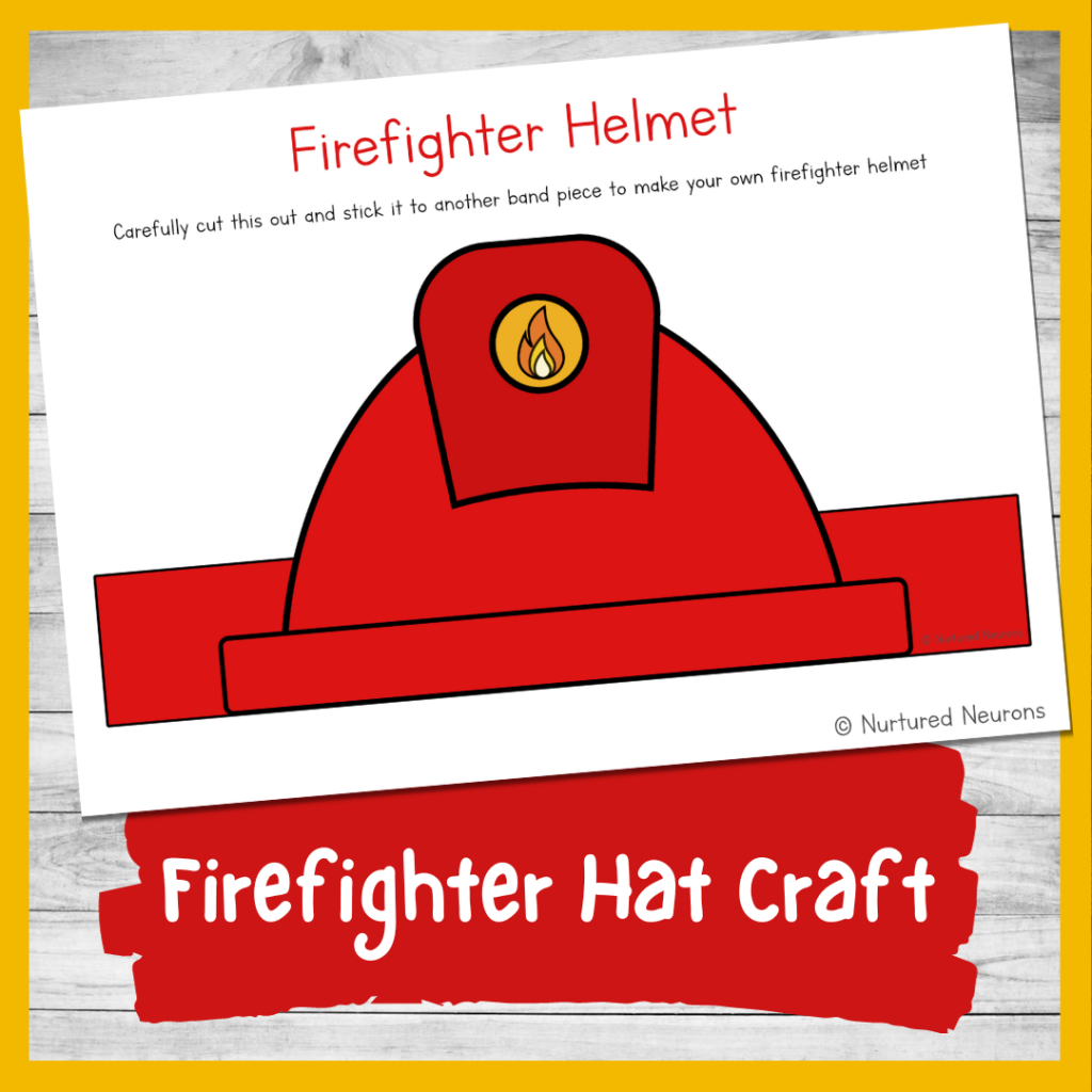 preschool community helper hats match printable preschool community helper hats match printable