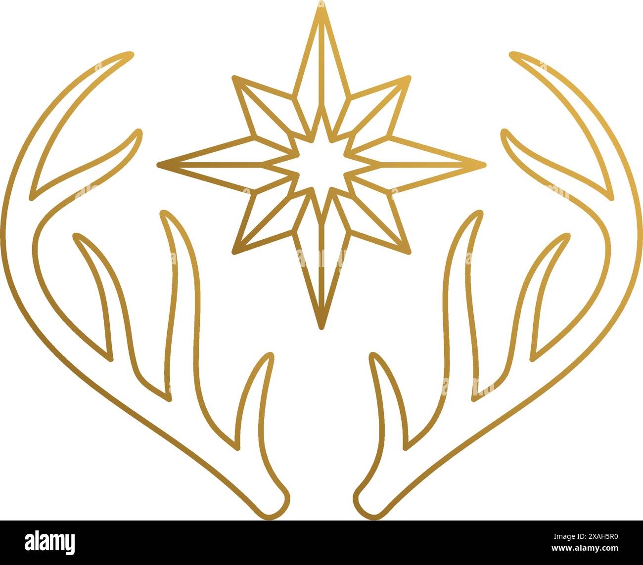 deer antler printable template