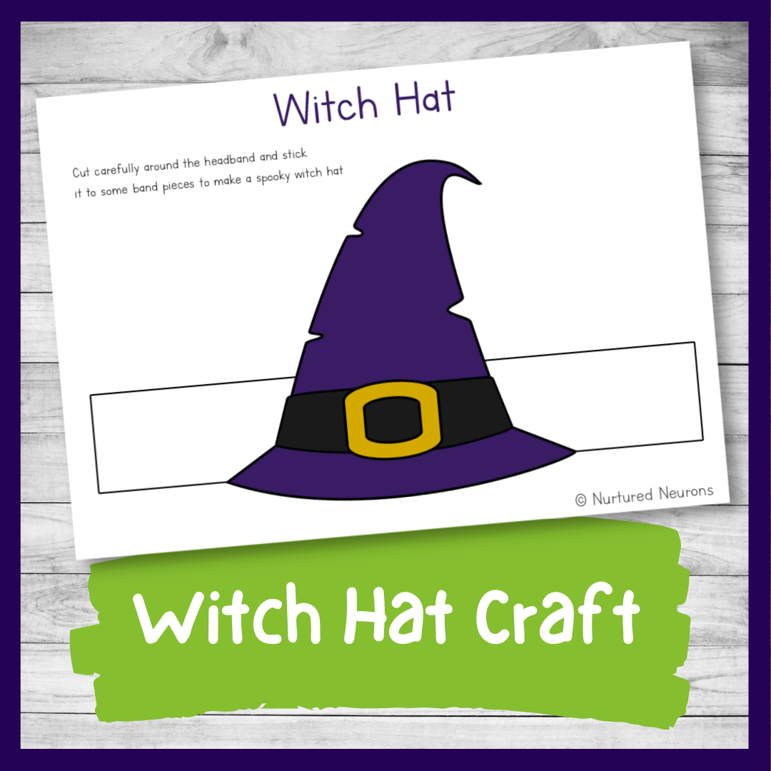 free printable witch hat template