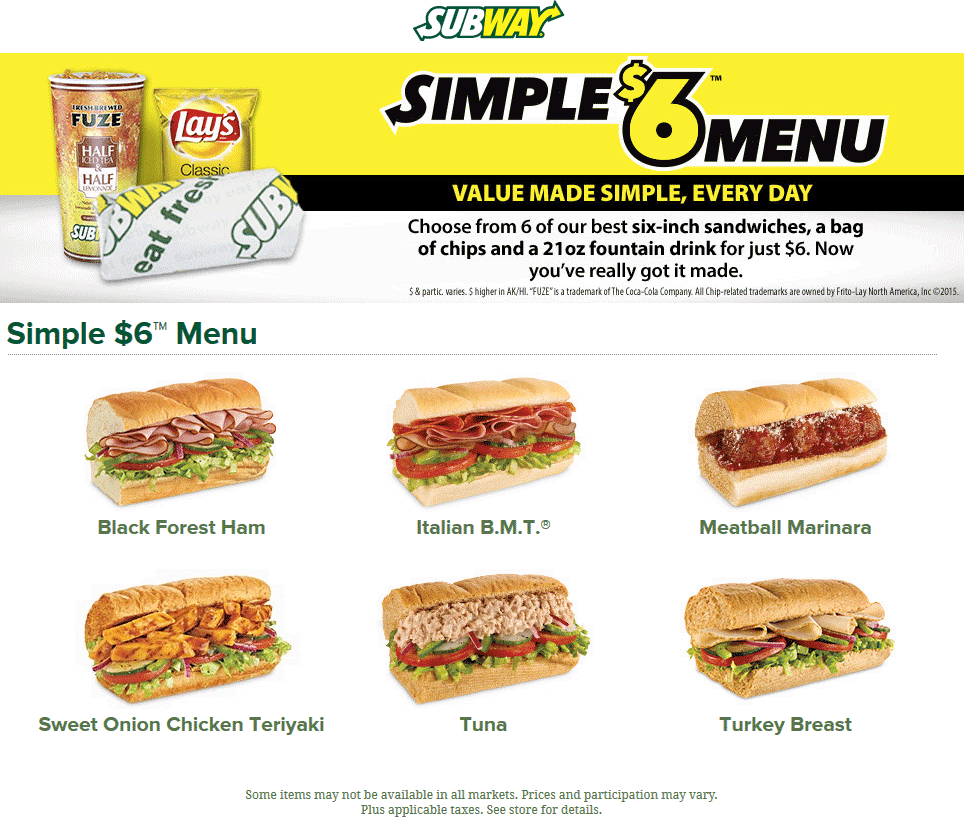 subway coupons 2018 printable