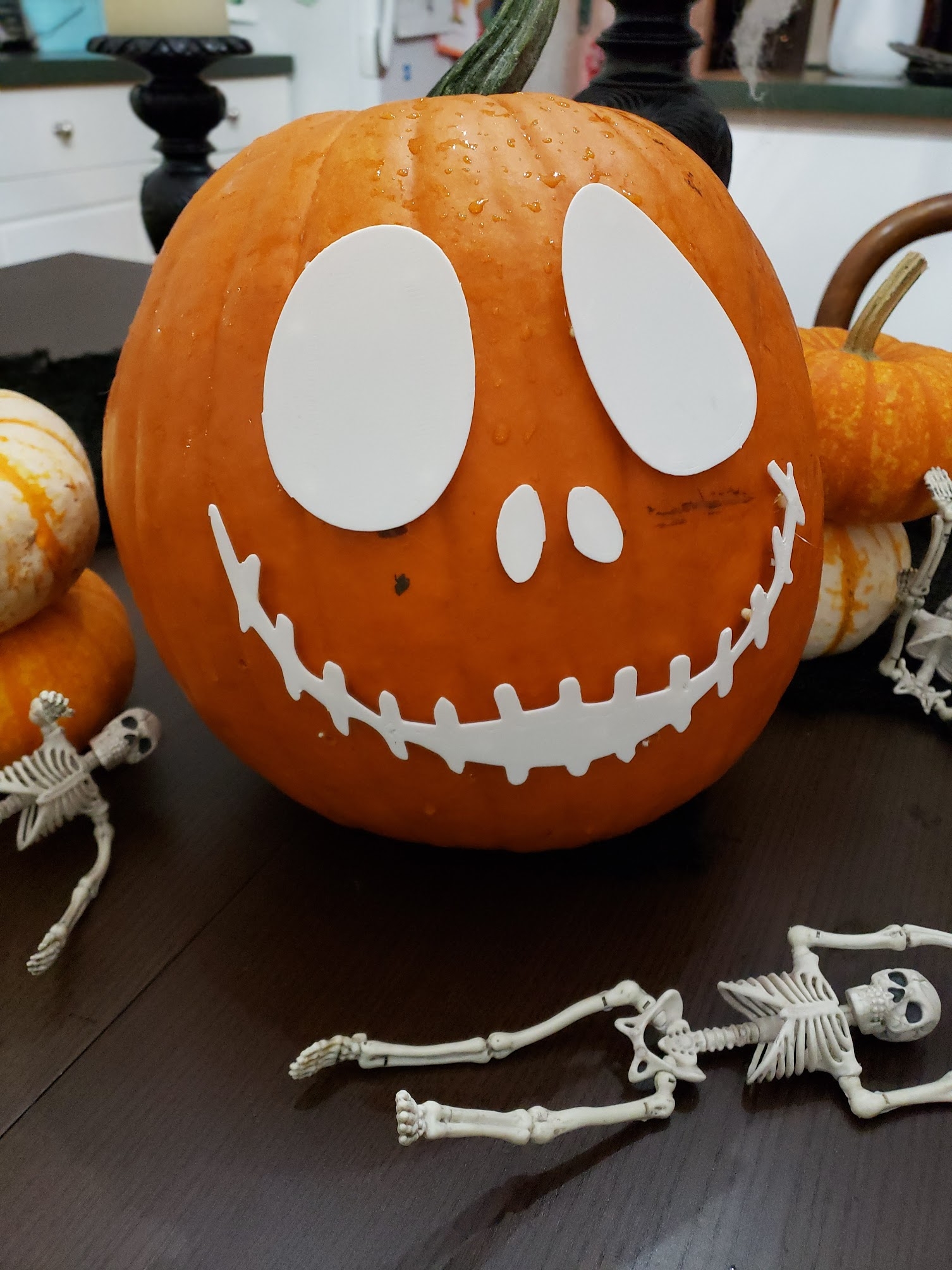 jack skellington pumpkin stencil printable