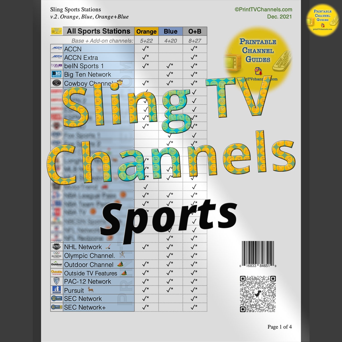 Sling TV Guide Live Sports Stations And Sports Add Ons 
