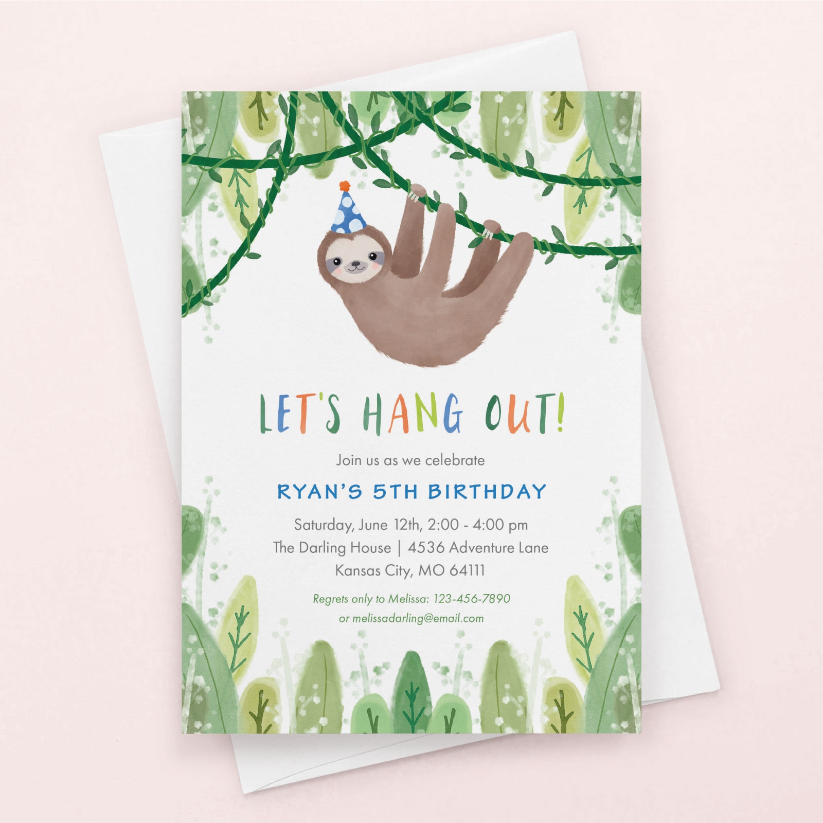 free printable sloth birthday card free printable sloth birthday card