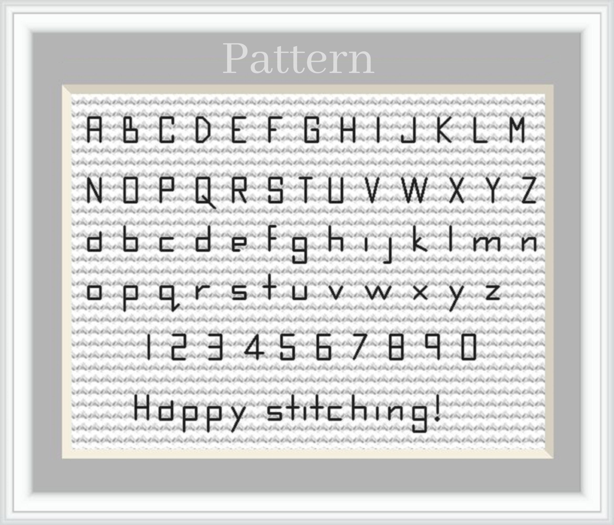 Small Cross Stitch Font Backstitch Alphabet Tiny Alphabet Cross Stitch Letters Etsy Ireland