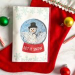 Snow Globe Christmas Card With Free Printable Video Raising Veggie Lovers