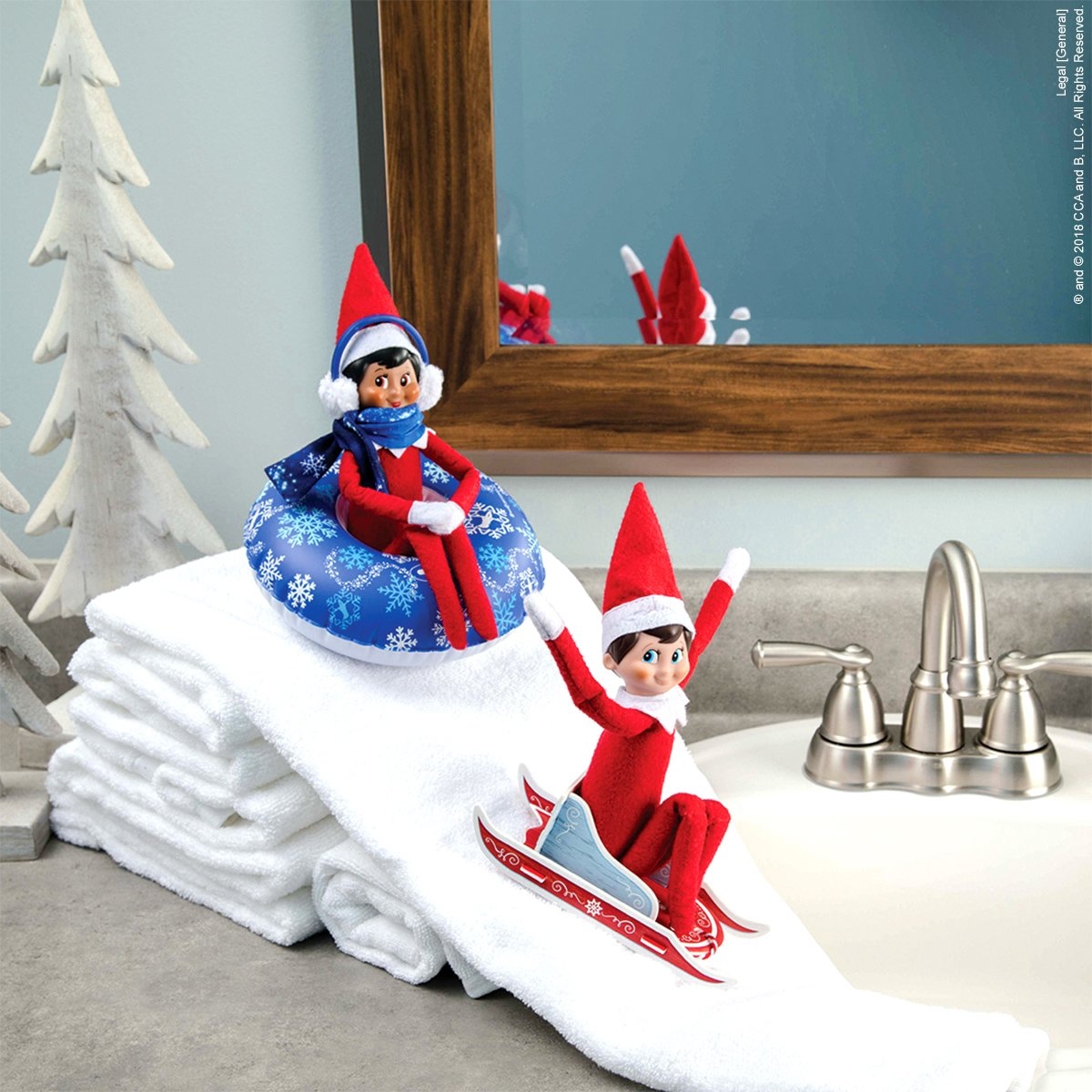 Snow Slide Mountain The Elf On The Shelf