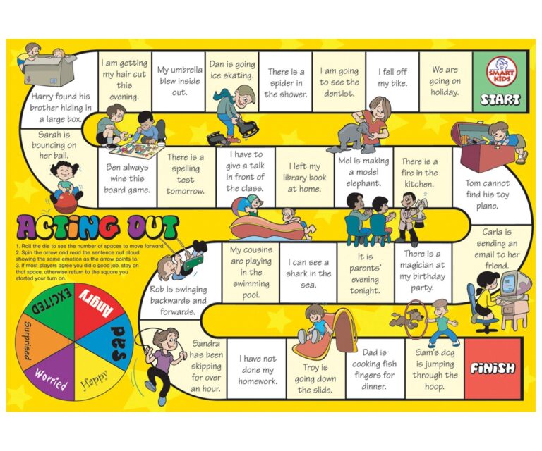 Social Skills Board Games Community Learning Worksheets Library