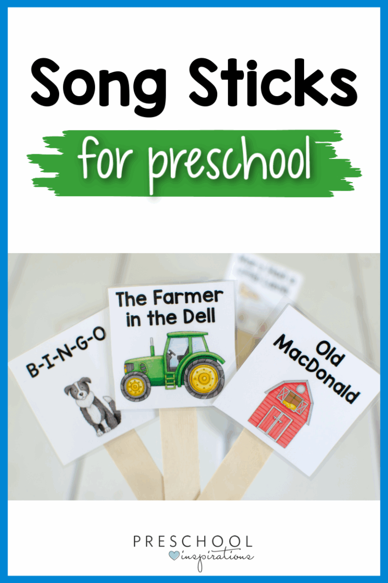 Song Sticks Preschool Inspirations