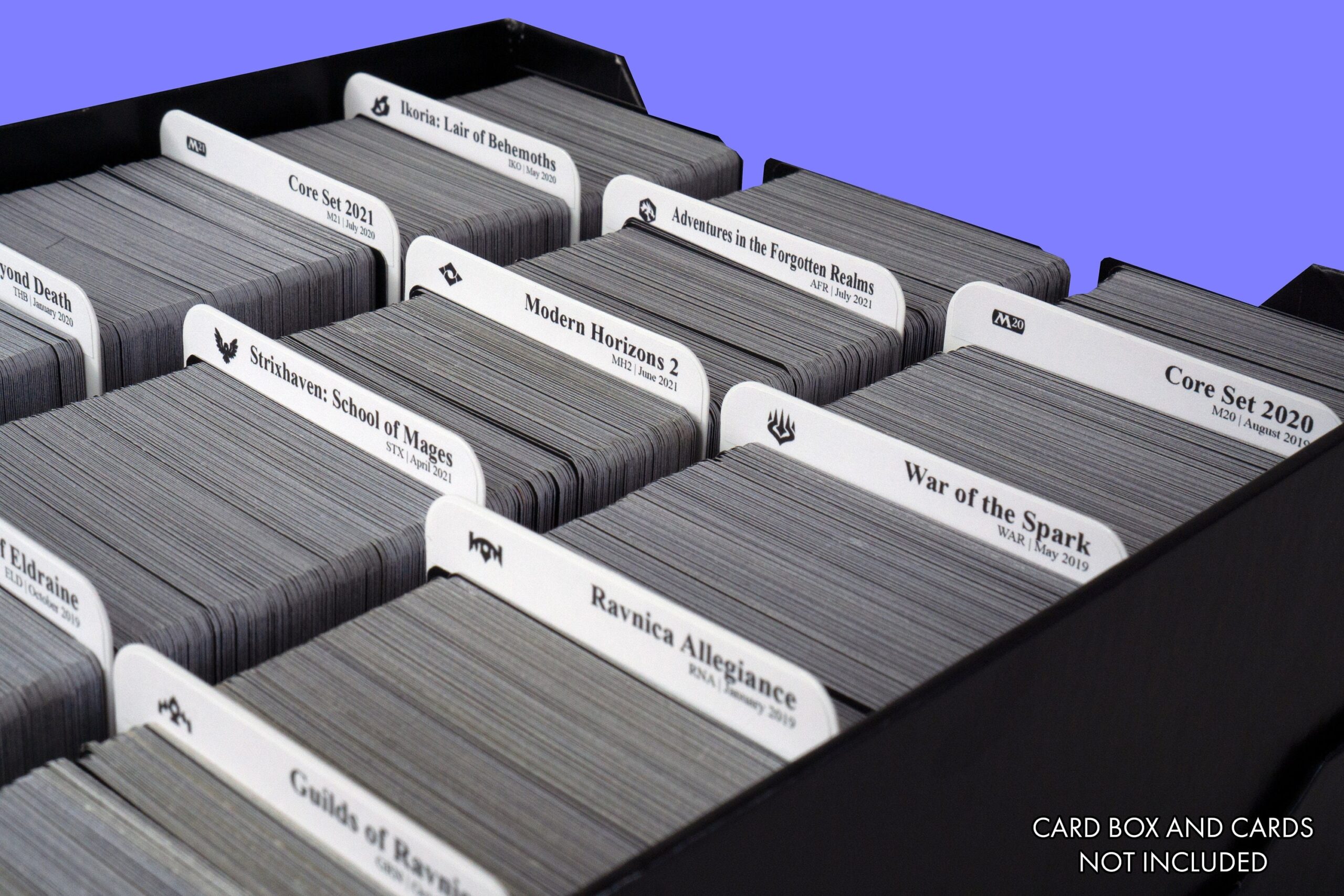 Sort MTG By Expansion Sets Trading Card Dividers W FREE Labels  Sort MTG By Expansion Sets Trading Card Dividers W FREE Labels