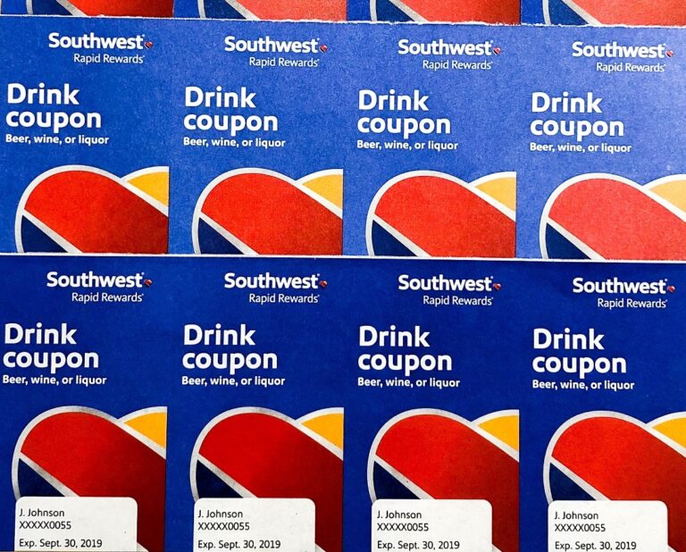Southwest Drink Coupons These Won t Work Since They Are Expired