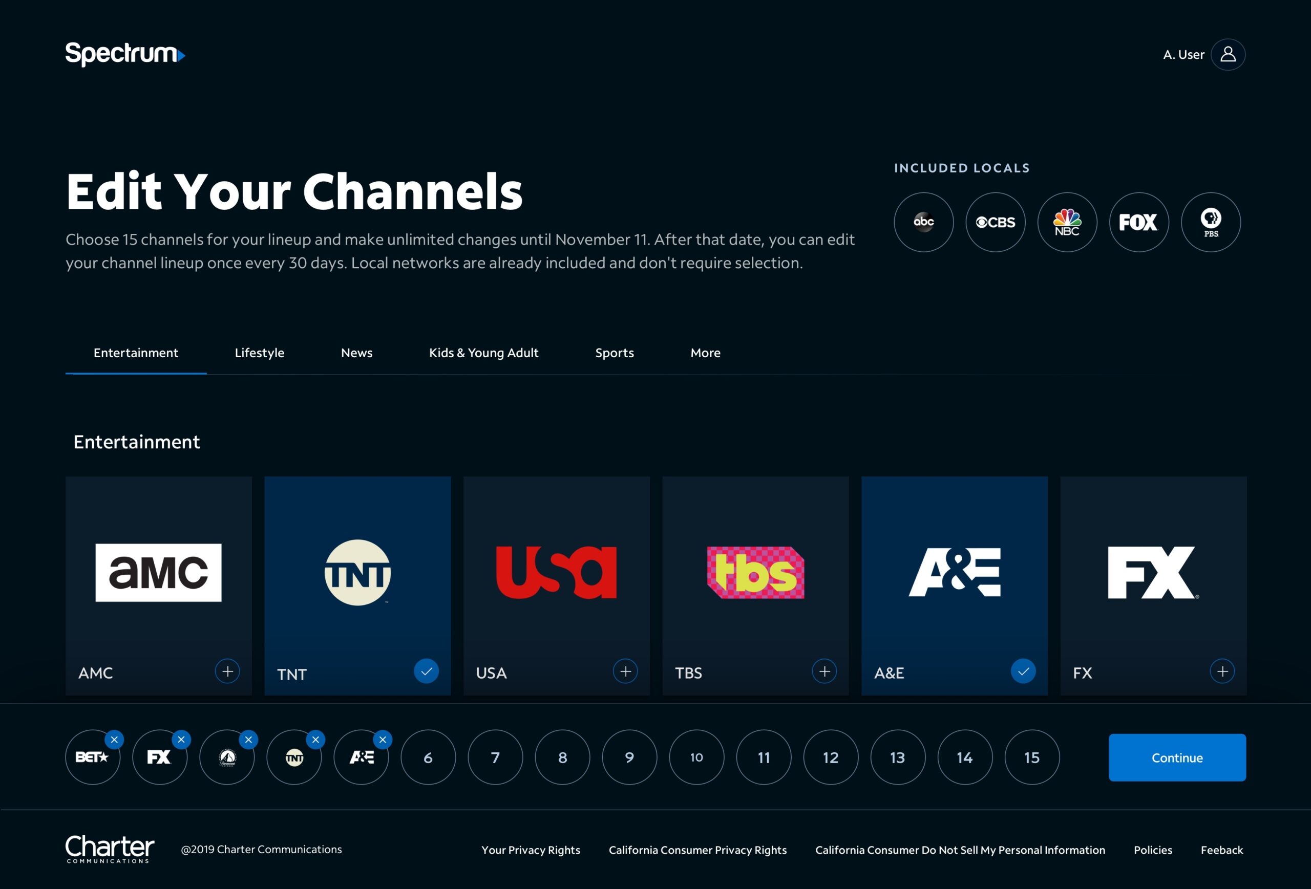 Spectrum TV Choice Channel Lineup And Selections Spectrum Support