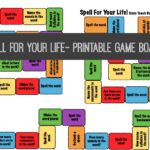 Spell For Your Life Printable Spelling Game Board Teach Beside Me
