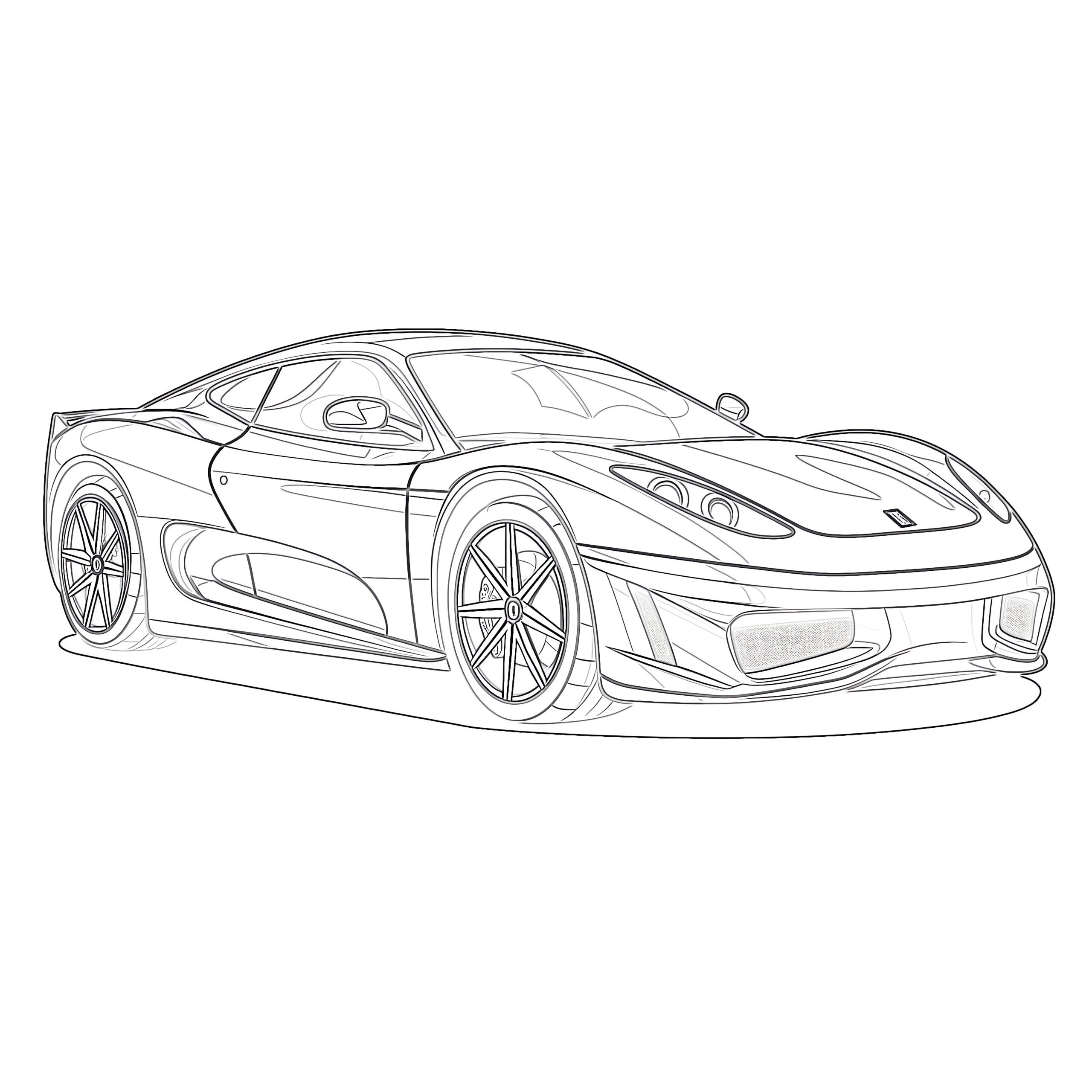 car coloring pages printable