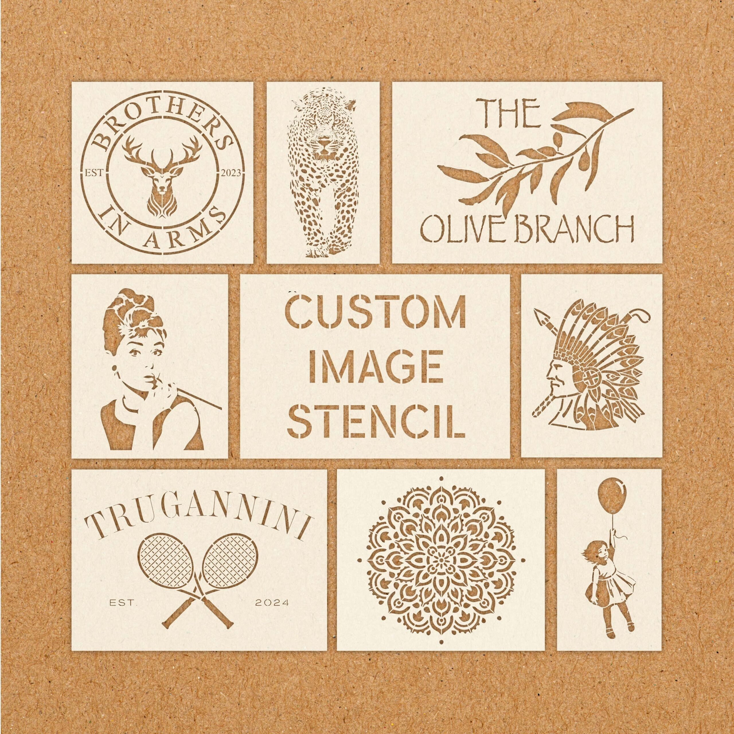 Spray Paint Stencils Etsy