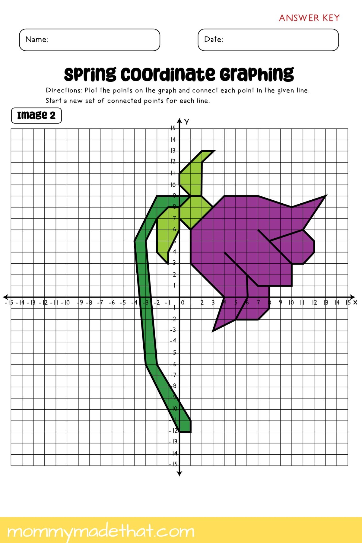 graphing hidden pictures printables