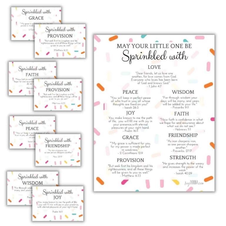 Sprinkled With Love Baby Shower Plus Free Printable Hey Donna 
