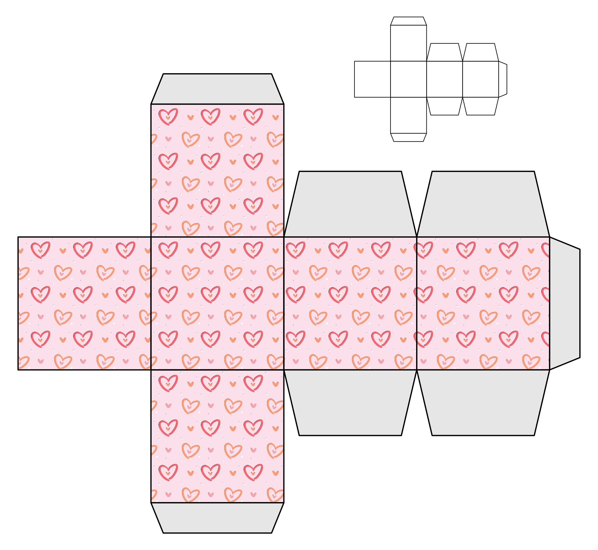 Square Box Template