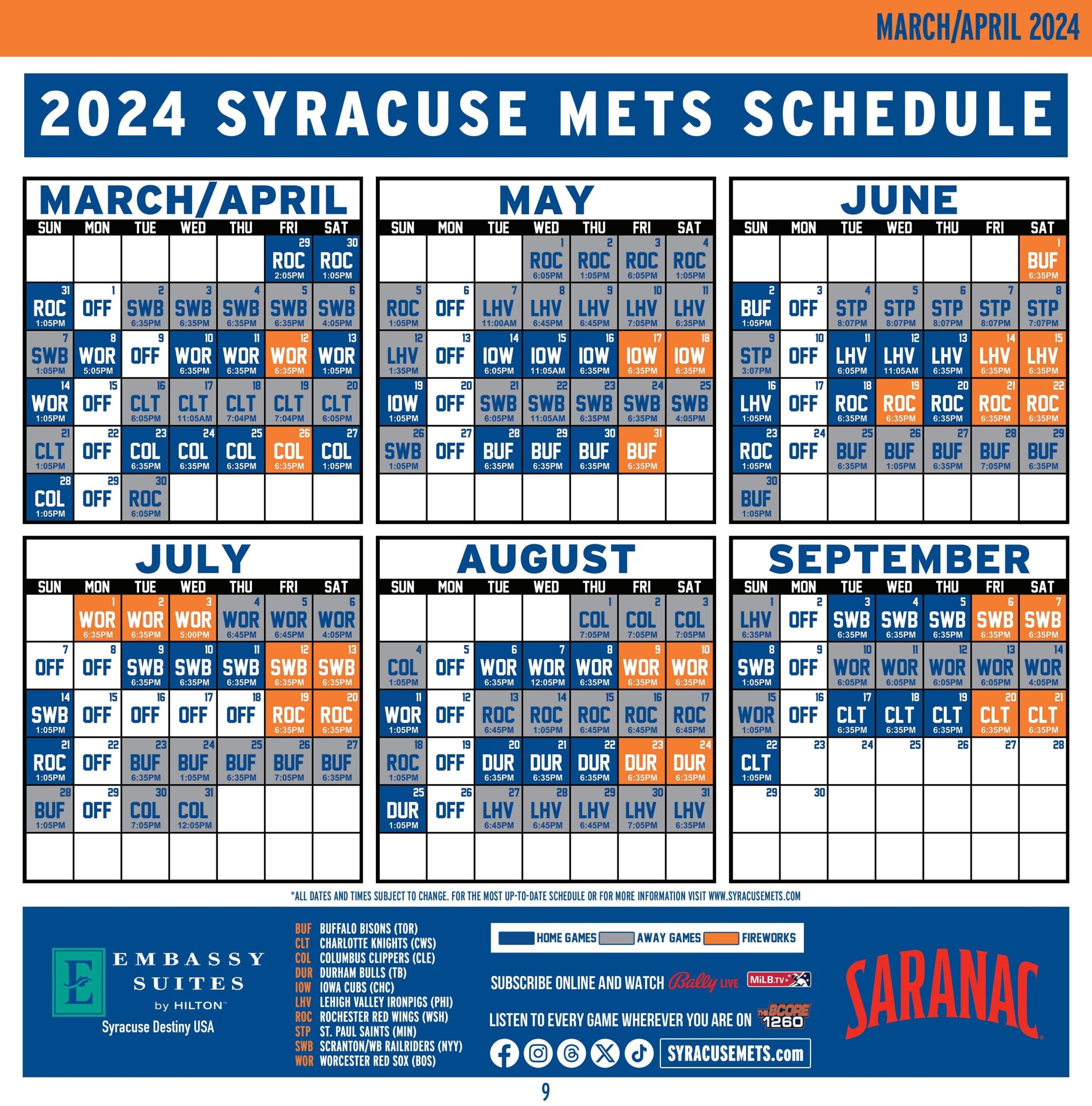 St Lucie Mets Schedule Schedule Mets Worksheets Library