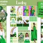 St Patrick s Day Printable Planner Stickers Made To Fit The 