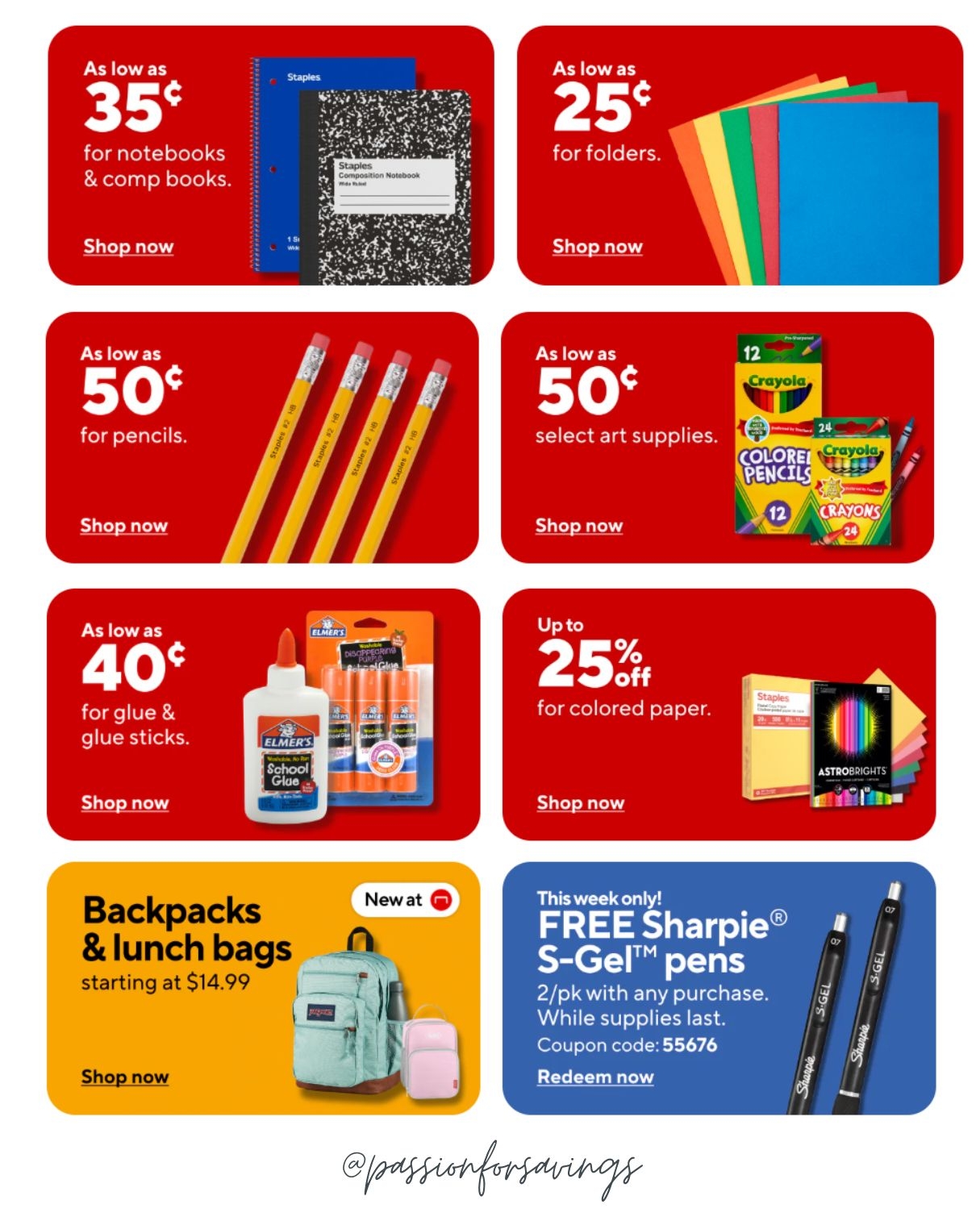 Staples Back To School Deals 2025 School Supplies U0026 More