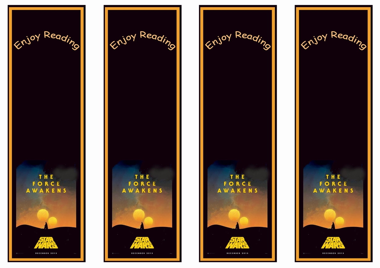 Star Wars Episode VII The Force Awakens Birthday Printable