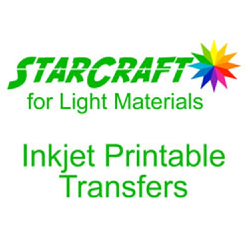 Starcraft Inkjet Printable Heat Transfers For Light Materials 10 Pack Ink Jet Print And Cut HTV Silhouette And Cricut Compatible Etsy UK